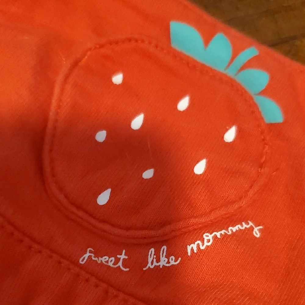 Carter's Red Strawberry Romper